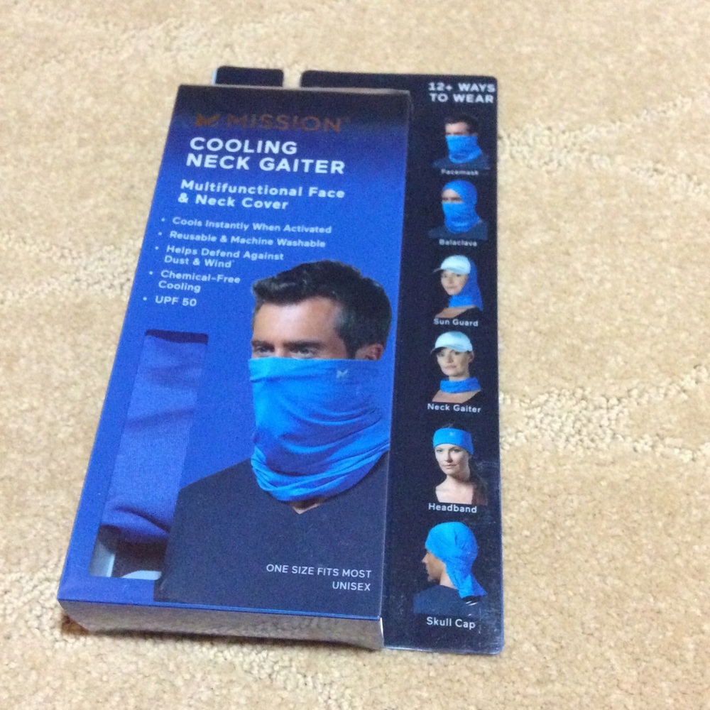 Mission NWT Cooling Neck Gaiter-Wear 12 Ways!